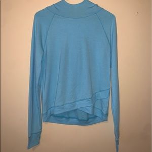 Danskin Now light blue hoodie/shirt
